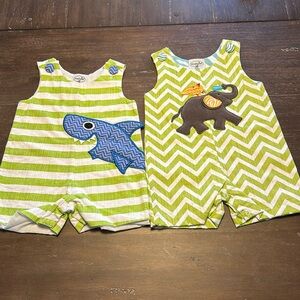 New Mud Pie Bundle of 2 One-Piece Rompers
